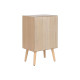 Mesita de Noche Home ESPRIT Natural Madera de Paulonia Madera MDF 42 x 34 x 70 cm
