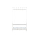 Hall Table with Drawers Home ESPRIT White Metal 110 x 36 x 186 cm
