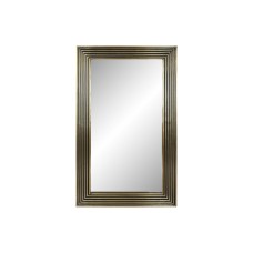 Wall mirror Home ESPRIT Brass 70 x 3 x 120 cm