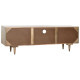 TV furniture Home ESPRIT White Mango wood 160 x 41 x 55 cm