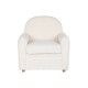 Armchair DKD Home Decor White Polyester Wood 79 x 72 x 86 cm