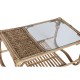 Centre Table Home ESPRIT Natural Bamboo Rattan 76 x 46 x 40 cm