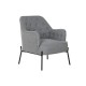 Armchair DKD Home Decor Grey Metal 65 x 73 x 79,5 cm