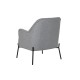 Armchair DKD Home Decor Grey Metal 65 x 73 x 79,5 cm