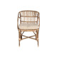 Silla de Jardín Home ESPRIT Bambú Ratán 58 x 65 x 85 cm