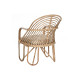 Silla de Jardín Home ESPRIT Bambú Ratán 58 x 61 x 87 cm