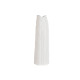 Jarrón Home ESPRIT Blanco Gres Tropical Hoja de planta 33 x 10 x 70 cm