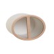 Glass Home ESPRIT White Natural Resin Bamboo 9,5 x 7 x 11 cm