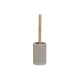 Toilet Brush Home ESPRIT Grey Natural Wood Resin 10 x 10 x 37 cm