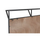 Juego de 3 cuadros Home ESPRIT Blanco Negro Mapamundi 222 x 8 x 140 cm (3 Piezas)