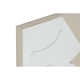 Painting Home ESPRIT White Beige Abstract Scandinavian 40 x 3 x 50 cm (4 Units)