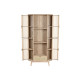 Shelves Home ESPRIT Natural Rattan Fir 88 x 36 x 180 cm