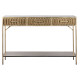Consola Home ESPRIT Amarillo Dorado Metal 124 x 37 x 79,5 cm