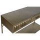 Consola Home ESPRIT Amarillo Dorado Metal 124 x 37 x 79,5 cm