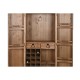 Bottle rack Home ESPRIT Brown Fir 64,5 x 45 x 146,5 cm