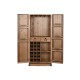 Bottle rack Home ESPRIT Brown Fir 64,5 x 45 x 146,5 cm