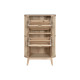 Shoe Rack Home ESPRIT Golden Natural Rattan Fir wood Tropical 70 x 29 x 115 cm