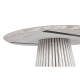 Dining Table Home ESPRIT White Mindi wood 120 x 120 x 75 cm