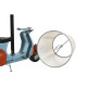 Lámpara de mesa Home ESPRIT Azul Naranja Lino Metal 31 x 15 x 34 cm