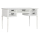 Escritorio Home ESPRIT Blanco Metal 122 x 50 x 76 cm