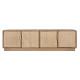 Mueble de TV Home ESPRIT Natural Ratán Roble 157 x 40 x 46 cm
