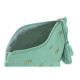 Neceser de Viaje Home ESPRIT Verde Beige Coral 25 x 5 x 20 cm (3 Unidades)