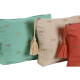Neceser de Viaje Home ESPRIT Verde Beige Coral 25 x 5 x 20 cm (3 Unidades)