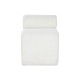 Banqueta Home ESPRIT Blanco Poliéster Madera MDF 48 x 69 x 63 cm