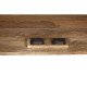 Cupboard Home ESPRIT Black Golden Natural Wood 85 x 38 x 134 cm