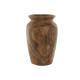Vase Home ESPRIT Natural Dark brown Teak 25 x 25 x 40 cm