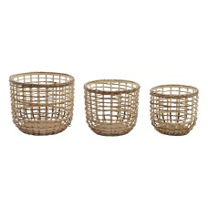 Basket set DKD Home Decor 39 x 39 x 32 cm