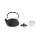 Teapot DKD Home Decor Black Stainless steel White (2 Units)