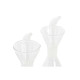 Oil and Vinegar Set DKD Home Decor 200 ml 19,5 x 10 x 23,5 cm Metal Transparent 2 Units Borosilicate Glass