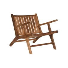 Armchair DKD Home Decor Natural Teak (70 x 82 x 70 cm)