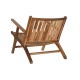 Armchair DKD Home Decor Natural Teak (70 x 82 x 70 cm)