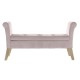 Bench DKD Home Decor   Pink Wood Plastic 130 x 44 x 69 cm