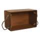 Storage boxes Home ESPRIT Natural Fir wood 38 x 24 x 22 cm 4 Pieces