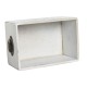 Cajas de almacenamiento Home ESPRIT Blanco Madera de abeto 35 x 22 x 15 cm 3 Piezas