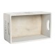 Cajas de almacenamiento Home ESPRIT Herbs of Provence Blanco Madera de abeto 34 x 22 x 15 cm 4 Piezas