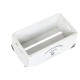 Juego de Cajas Decorativas Home ESPRIT Sanderford Blanco Madera de abeto 35 x 22 x 15 cm 5 Piezas