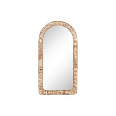 Wall mirror Home ESPRIT Natural Crystal Tropical 61,5 x 7 x 117 cm