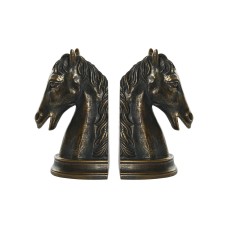 Bookend DKD Home Decor 23 x 9 x 19 cm Horse Resin