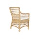 Armchair DKD Home Decor White Natural 56 x 63 x 86 cm