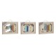 Xylophone DKD Home Decor Wood Metal Plastic 19 x 14,5 x 3 cm (3 Pieces)