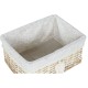 Juego de Cestas Home ESPRIT Crema Natural 49 x 39 x 22 cm (5 Piezas)