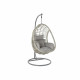Hanging garden armchair DKD Home Decor Grey Multicolour Aluminium synthetic rattan 90 x 70 x 110 cm