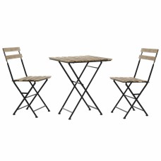 Conjunto de Mesa con Sillas DKD Home Decor 60 x 60 x 74 cm (3 pcs)