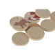 Juego de Memoria Home ESPRIT 19 x 6,5 x 4 cm