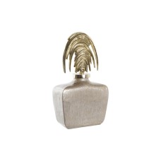 Vase DKD Home Decor Crystal Beige Golden Aluminium (28 x 11 x 45 cm)