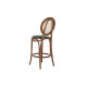 Taburete DKD Home Decor Marrón Marrón oscuro 43 x 43 x 108 cm